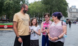 Helen and Warren Salisbury with their children Jasmine and Beth.