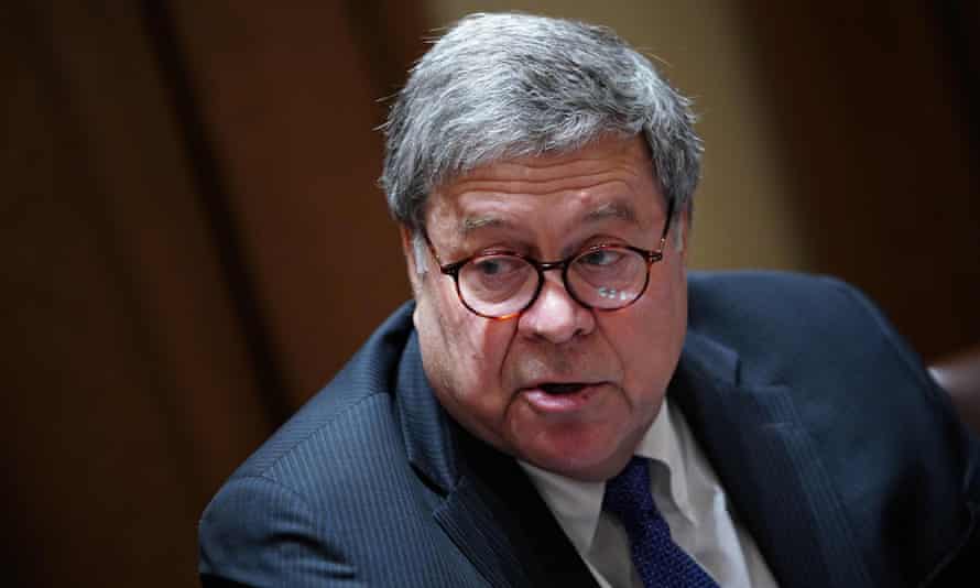 William Barr steps down as Trump's attorney general | William Barr | The Guardian