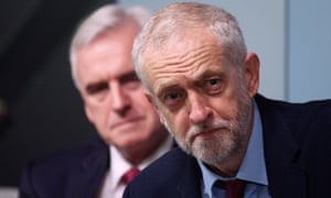 Jeremy Corbyn (foreground) and John McDonnell