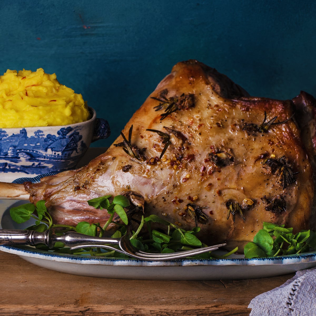 Simon Hopkinson S Roast Leg Of Lamb With Anchovy Garlic And Rosemary Recipe Lamb The Guardian
