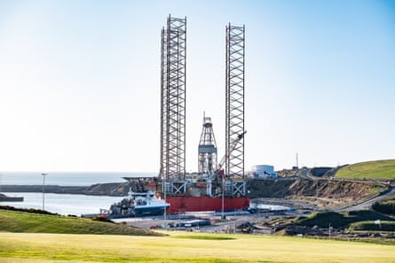 The Well-Safe Protector Oil Rig at Aberdeen’s South Harbour