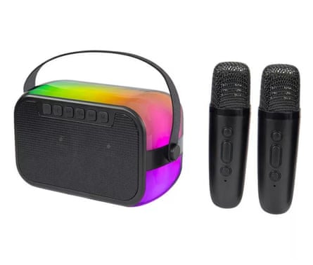 Portable Bluetooth karaoke system