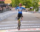 Giro dItalia: Vingegaard climbs away to take stage nine win while Eulálio stays in pink Danish rider wins for second time in three days Eulálio clings on after summit finish at Corno alle ScaleJonas Vingegaard triumphed for the second time in three days to win stage nine of the Giro dItalia on Sunday, with the Dane going solo at the end of the climb to the finish, while Afonso Eulálio remains in the overall lead.The Visma-Lease a Bike rider tracked race rival Felix Gall (Decathlon) when the Austrian attacked near the end of the 184km stage from Cervia to Corno alle Scale, but Vingegaard powered away in the closing kilometre, with his Visma teammate Davide Piganzoli coming in third. Continue reading...