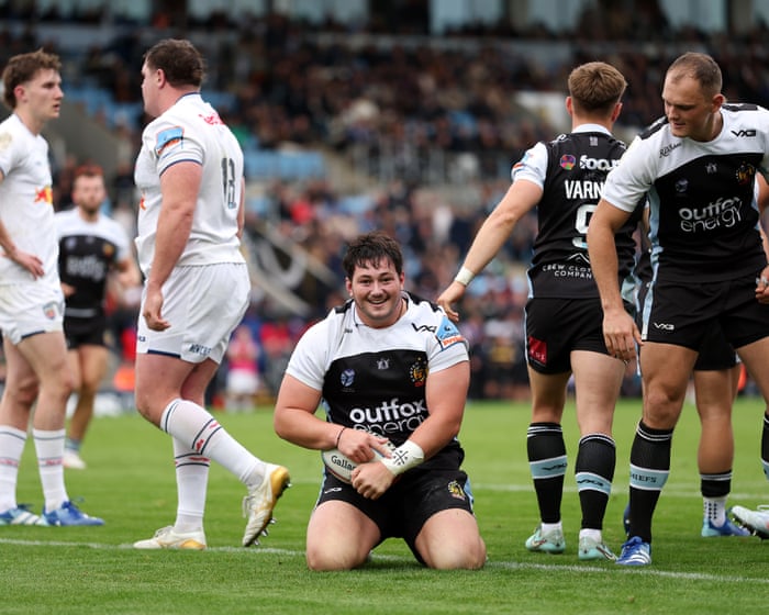Exeter finally find first win despite Christian Wade’s hat-trick for Newcastle