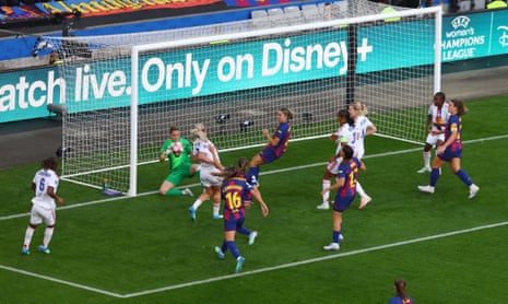 Lindsey Heaps thinks she’s scored, but VAR say no.