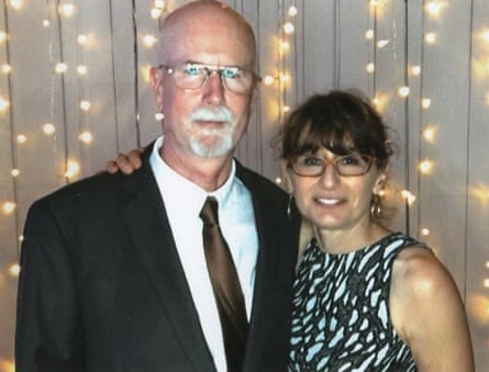 Doris and Andrew at the engagement party of one of their three sons, 2021