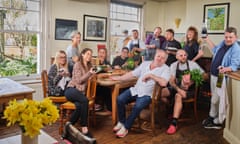 The Sportsman pub in Seasalter in Kent has had a Michelin star since 2008. Run by Head chef Shephen Harris, his brother Phil (outside the window) and co-chef Dan Flavell, the team have been together for many years including -chef's Mollie Francis, Russell Baker, Sam Jones, Tim Evan and Teresa Harris and front of house Lauren Harte, Catherine Ayres, Bella Croly, Paul Nolan and Lucy Clarke. Photograph by Amit Lennon Date: 29 Feb 2024