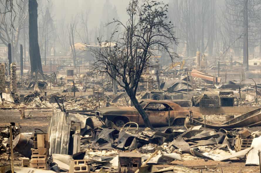 Homes and cars destroyed by Dixie fire in central Greenville