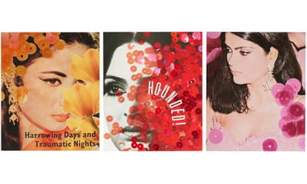 The Ashish and Linder triptych, 2023, featuring Meena Kumari, Zeenat Aman and Parveen Babi