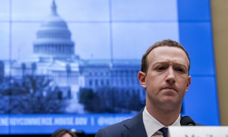 Mark Zuckerberg testifies before a House hearing on Capitol Hill in Washington about the use of Facebook data to target American voters in the 2016 election and data privacy. 
