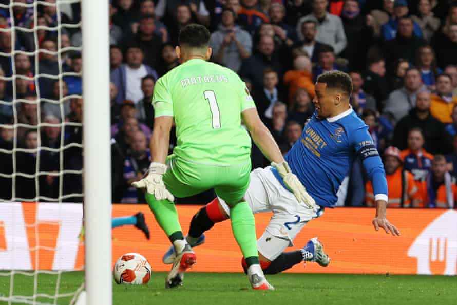 James Tavernier opens the scoring.