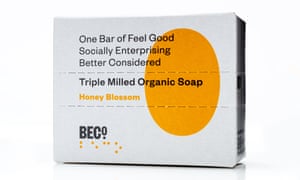 BeCo soap bar in Honey Blossom