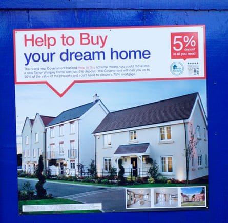 An advertisement for government backed help-to-buy scheme