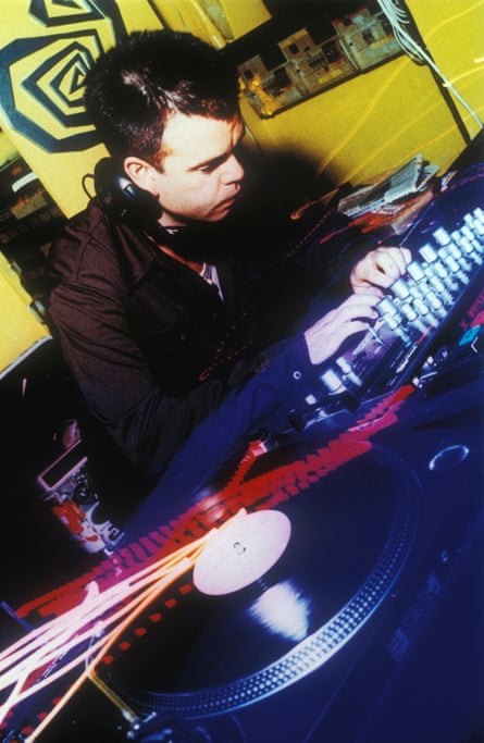 Paul Oakenfold DJing in London.