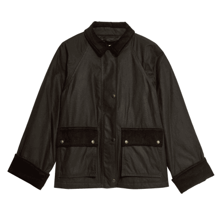 Waxed cotton jacket, M&S