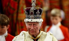 King Charles attending the Opening of Parliament.