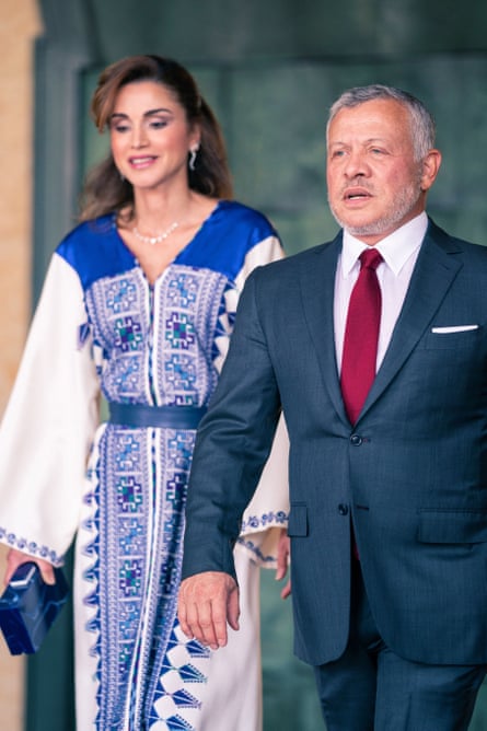 King Abdullah II and Queen Rania.