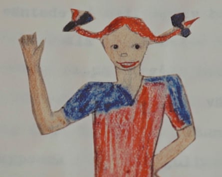 A drawing seen in A World Gone Mad – The War Diaries of Astrid Lindgren.