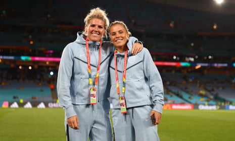 Millie Bright and Rachel Daly ahead of the World Cup semi-final with Australia.
