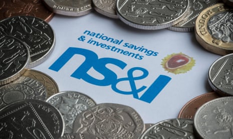 NS&amp;I logo surrounded by coins