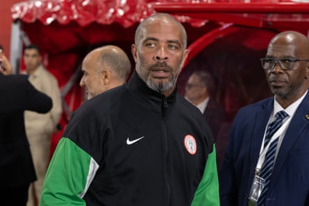 Éric Chelle, nan Nigeria manager, connected nan sidelines earlier nan match