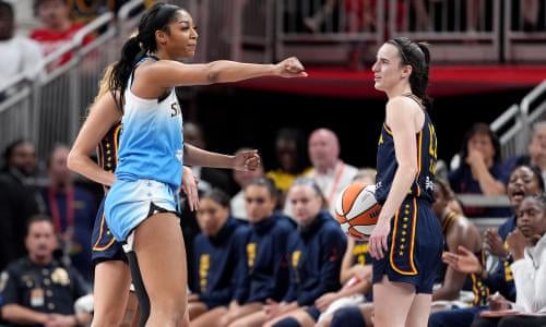 Angel Reese sparks Sky comeback to halt Caitlin Clark, Fever win streak | WNBA | The Guardian