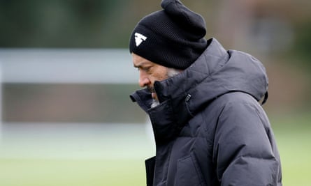 Wolves' manager, Nuno Espírito Santo; is unhappy with the decision not to postpone their match against Olympiakos.