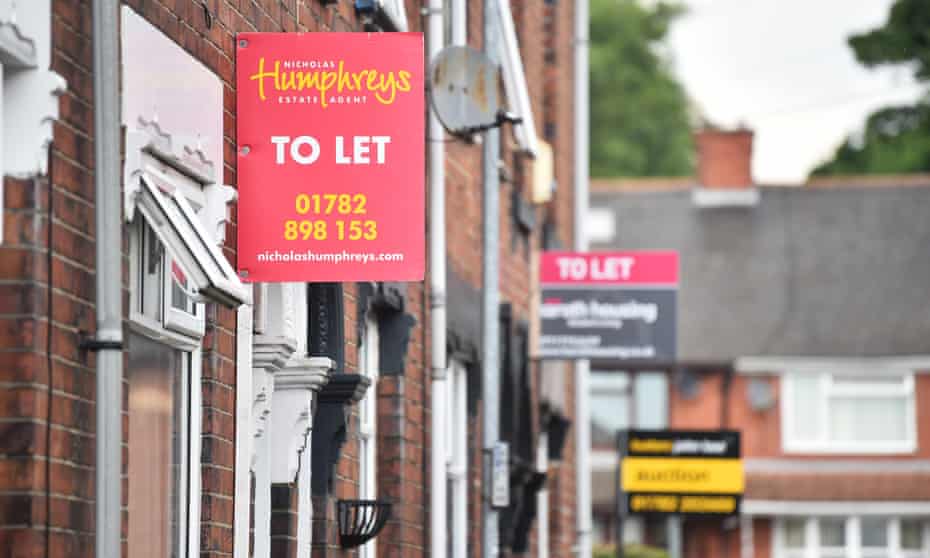 Homes advertised as 'for let'