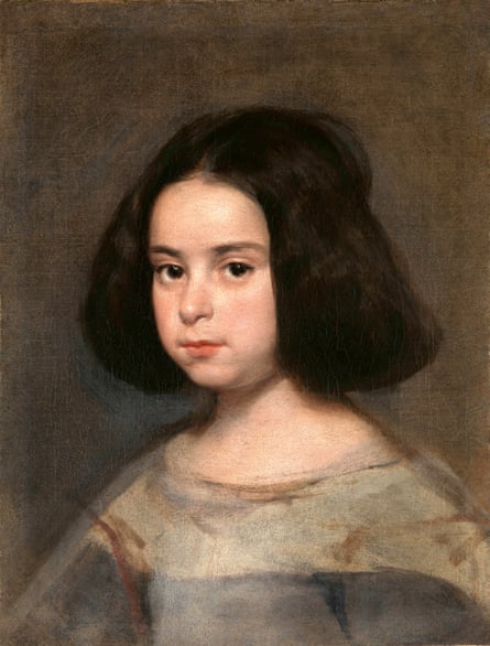 Retrato de niña, c1638-42 de Velázquez.  En préstamo de The Hispanic Society of America, Nueva York, NY