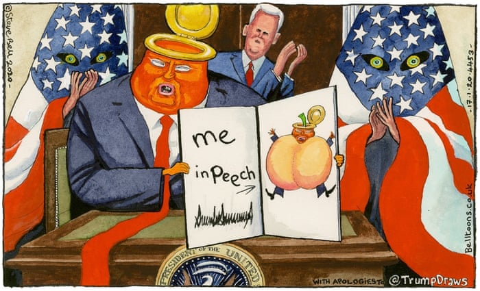 Steve Bell On Donald Trump S Impeachment Cartoon Opinion The Guardian