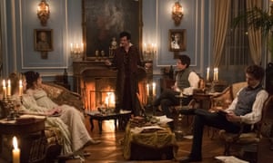 Storytelling gusto and acting quality … Mary Shelley.