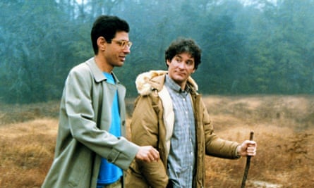 Jeff Goldblum as Michael and Kevin Kline as Harold in The Big Chill
