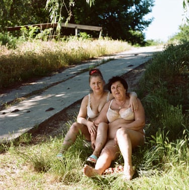 Mother and daughter, Vala Listopad and Victoria Marochka, outside Dnipro on the Dnieper River, 2018When Jillian Edelstein turned 40 she came across an image of her great aunt Minna, of whose existence she had been unaware. The photograph of Minna became the catalyst for a journey to unearth her family history and the discovery of an unknown branch of her family living in Ukraine. Here and There documents Edelstein’s family odyssey and expands to encompass photographs made throughout her career, inextricably linked by the thread of human displacement. You can see more images here