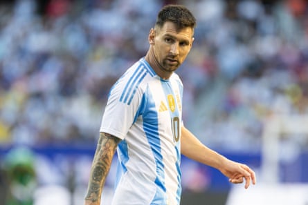 Lionel Messi, earlier.