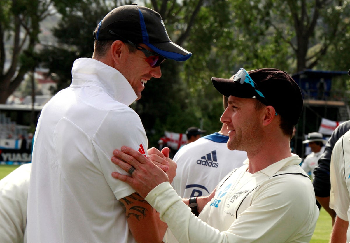 Kevin Pietersen and Brendon McCullum.