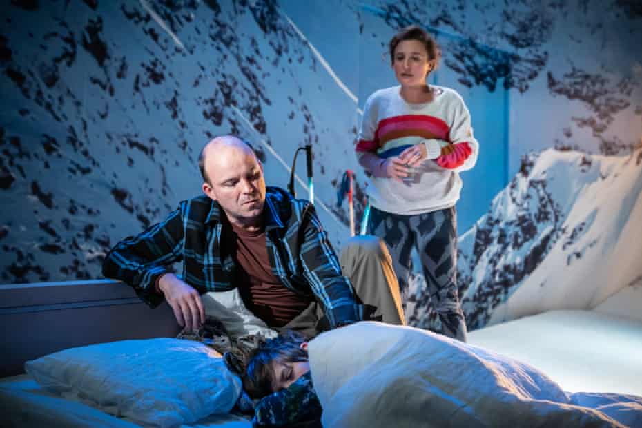 Rory Kinnear and Lyndsey Marshal in Force Majeure at the Donmar.