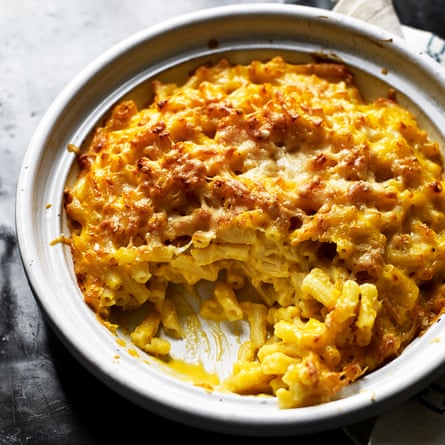 Macaroni cheese.