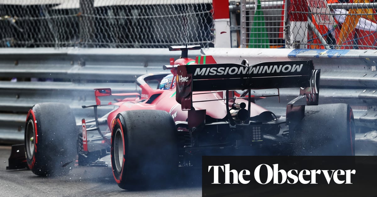 Charles Leclerc takes Monaco F1 pole despite crash, Hamilton starts seventh