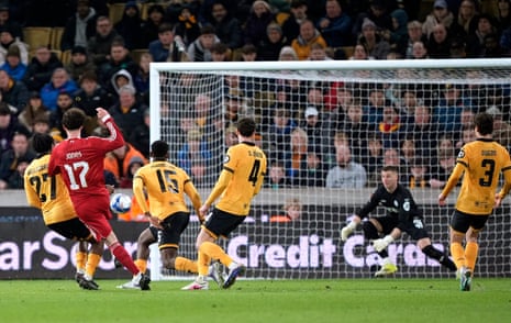 Curtis Jones wraps it up for Liverpool.