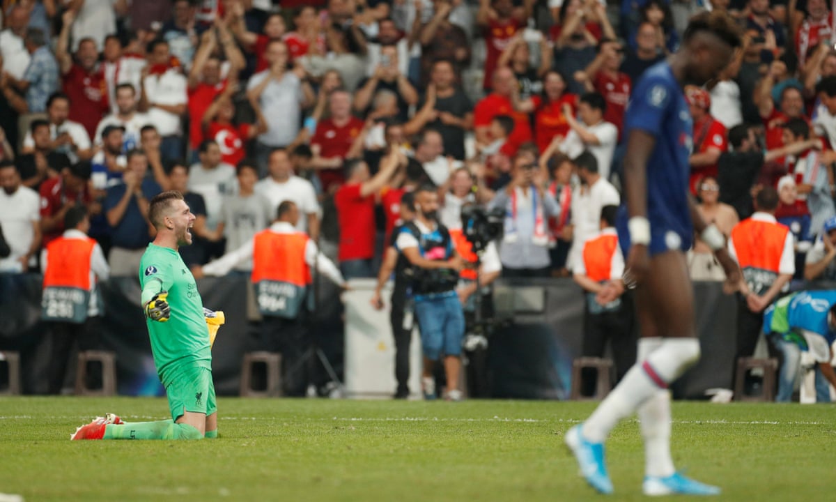 Liverpool Beat Chelsea On Penalties To Win The Uefa Super Cup 2019 As It Happened Football The Guardian