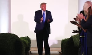 Rnc 2020 Trump Hailed As A Benevolent Chief Who Deserves Re Election Us News The Guardian