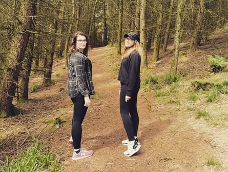 Lauren (left) and Gillian, pictured in 2019