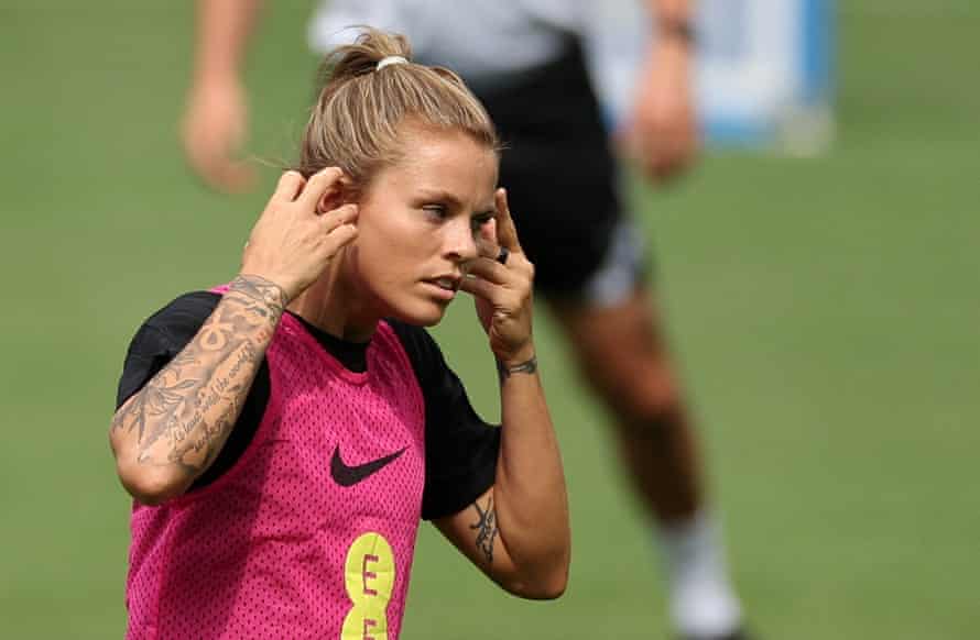 Rachel Daly à l'entraînement