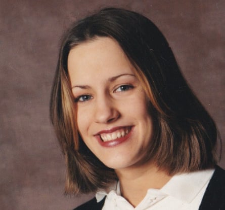 Caroline Flack at school in the 1990s.