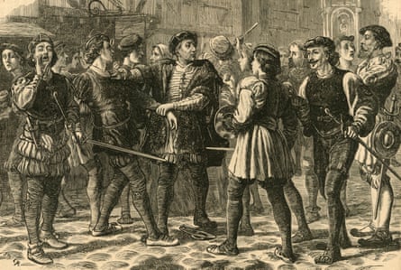 Making the strangers' case … an 1897 depiction of Thomas More pleading for compassion at the 1517 May Day riots.