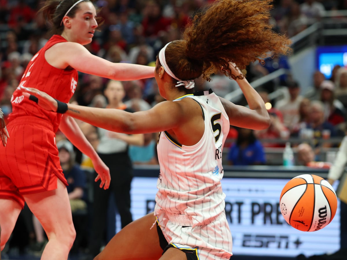 WNBA investigating claims of racist comments during Clark-Reese game | Caitlin  Clark | The Guardian