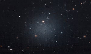 An image of galaxy NGC 1052-DF2 taken by the Hubble space telescope