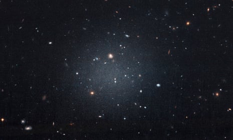 An image of galaxy NGC 1052-DF2 taken by the Hubble space telescope