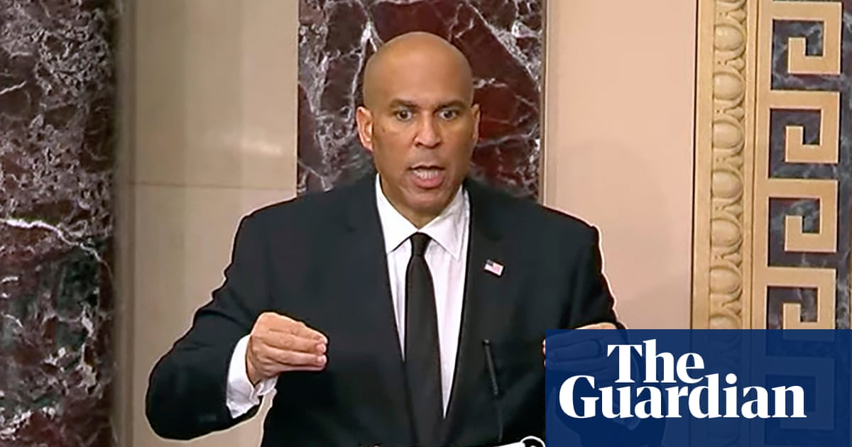 Cory Booker breaks record for longest Senate speech with Trump condemnation