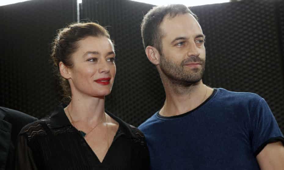 Changing the guard … Aurélie Dupont and Benjamin Millepied talk to the press, 4 February, Paris.